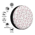 thumbnail image 4 of Pofeuu Cute Rabbit Print Spare Tire Wheel Cover for Car Truck SUV Camper Universal Fit Spare Tire Cover RV Spare Tire Covers-17 inch, 4 of 6