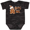 thumbnail image 3 of Inktastic Bite Me Gingerbread Boys or Girls Baby Bodysuit, 3 of 5