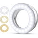 thumbnail image 2 of Luz para selfies, luz para selfies para teléfono móvil, anillo de luz para teléfono móvil, anillo de luz de 40 LED con 3 niveles de brillo, anillo de luz para selfies recargable por USB, para todos, 2 of 8