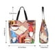 thumbnail image 5 of Easygdp Gnomes Books Tea Cups Bolsas Tote para Mujer, Bolsos de Hombro para Viaje, Bolsos de Mano de Gran Capacidad para Compras y Trabajo, 5 of 8