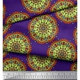 thumbnail image 2 of Soimoi Rayon Fabric Mandala Decorative Print Fabric by The Yard 56 Inch Wide, 2 of 3