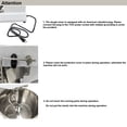 thumbnail image 2 of Commercial Electric Dough Mixer 10L Dual Rotation Dual Speed Dough Mixer 7.7 lbs Capacity, 2 of 11