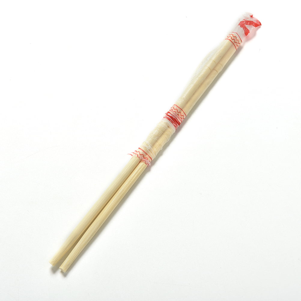 40 Pairs Disposable Bamboo Wooden Chopsticks Hashi Individually Wrapped*G$ 