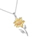 thumbnail image 1 of Collar de mujer colgante girasol Bling Bling aleación, 1 of 10