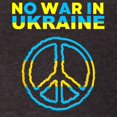 thumbnail image 3 of CafePress - No War In Ukraine Support American Ukraini T Shirt - Mens Football Shirt, 3 of 4