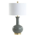 thumbnail image 3 of JONATHAN Y Brussels 27" Contemporary Transitional Ceramic/Metal LED Table Lamp, Gray/Brass, JYL6208B, 3 of 7