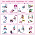 thumbnail image 2 of Juego de juguetes de construcción STEM de castillo de princesa de 568 piezas: kit de bloques de construcción perfecto para niñas de 6 a 12 años: ¡regalo de cumpleaños o Navidad educativo y divertido!, 2 of 5