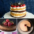 thumbnail image 2 of 8Inch Round Silicone Non-stick Cake Pan Bread Baking For Kitchen I5W1 V6M4~ N2K9, 2 of 9