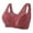Red, variant on Women Wirefree Casual Bra Lace Underwire Bra with Front Closure and Supportive Shaping Cups for Enhanced Comfort 36 Beige