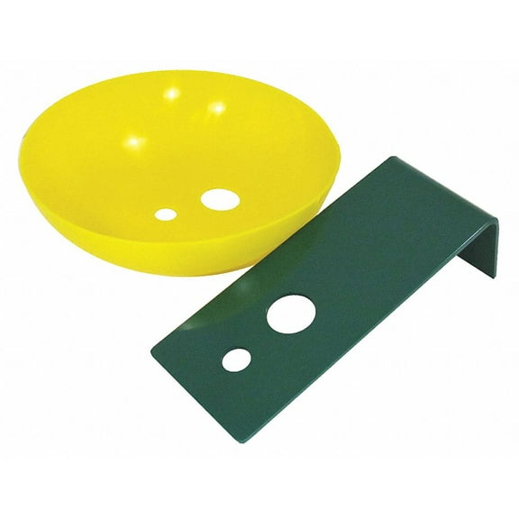 Eyewash Bowl,  For Use With Grainger Item Number 4LNF5,  For Use With Eyewash