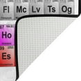 thumbnail image 4 of GZHJMY Periodic Table of The Elements Non Slip Area Rug for Living Dinning Room Bedroom Kitchen, 1.7 ' x 2.6'(20 x 31 Inches), Education Nursery Rug Floor Carpet Yoga Mat, 4 of 6