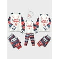 thumbnail image 2 of Fantaslook Christmas Pajamas Sets for Family Long Sleeve Tops and Plaid Pants Holiday Couples Lounge Sets Casual Festival Outfits, 2 of 8