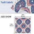 thumbnail image 6 of Iauyy Satin Napkins Set of 1- Ornate Usa Firework DIY Printing Decoration Cloth Napkin- Easy Care for Home/Party, 6 of 8