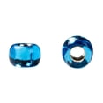 thumbnail image 4 of TOHO Round Seed Beads Japanese Seed Beads (2206) Silver Lined Dark Aqua 8/0 3mm Hole: 1mm about 222pcs/10g, 4 of 5
