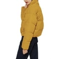 thumbnail image 2 of Ma Croix Women's Fluffy Cropped Corduroy Slim Fit Puffer Jacket, 2 of 6