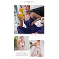 thumbnail image 4 of Ice silk home clothes, breathable backless suspender skirt pants suit, women's simulated silk pajamas, 4 of 6