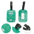 thumbnail image 3 of Unique Bargains 1 Pc Convenient Luggage Tag for Travelling Green Soft Rubber, 3 of 5