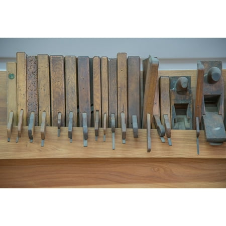 Mount Hammer - Acrylic Face Mounted Prints Craftsmen Work Bench Hammer Craft Tool Pliers Print 20 x 16. Worry Free Wall Installation - Shadow Mount is Included.