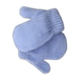 thumbnail image 5 of grinderPUNCH Children Toddler Blue Winter Unisex Gloves Magic Stretch Soft Knit Mittens 0-6 Months Blue, 5 of 5