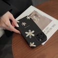thumbnail image 3 of Funda de silicona con diseño de flor de doodle para 15 Plus/15 Pro/15 Pro Max, funda de cuero a prueba de golpes, 3 of 6