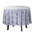 thumbnail image 1 of Vargottam Indoor/OutdoorRoundTablecloth 58 InchRoundTablecloth Waterproof PatioTableCloths,Spring/SummerTableCovers For Backyard CircularTable/Bbqs/Picnic -Lilac, 1 of 1