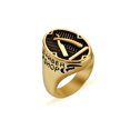 thumbnail image 1 of Guardurnaity Anillo Vintage moda Unisex cumpleaños boda compromiso playa trabajo tienda vacaciones joyería de moda para mujer hombre Ropa, zapatos y accesorios Miscelánea Oro Tamaño 10 Guardurnaity AP015218-04, 1 of 6
