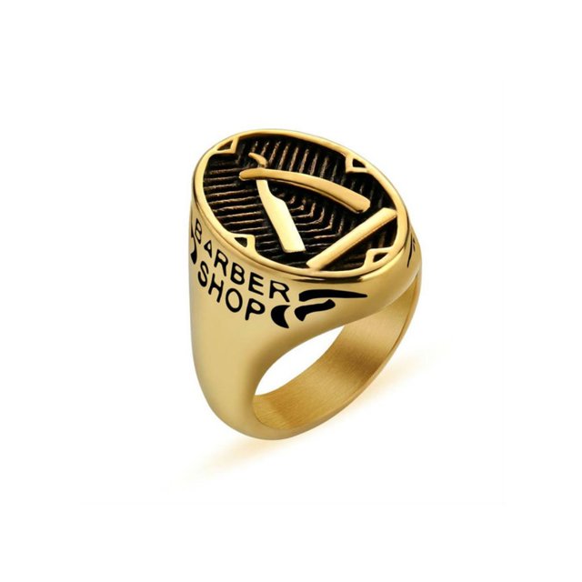 Guardurnaity Anillo Vintage moda Unisex cumpleaños boda compromiso playa trabajo tienda vacaciones joyería de moda para mujer hombre Ropa, zapatos y accesorios Miscelánea Oro Tamaño 10 Guardurnaity AP015218-04