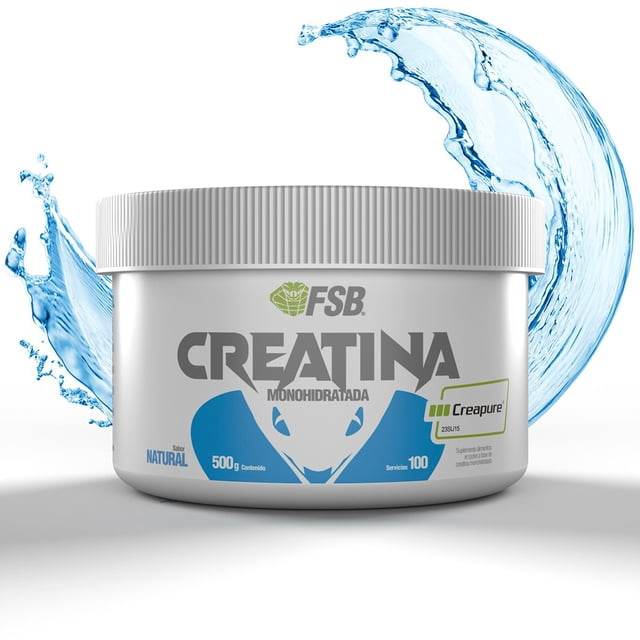 Creatina 100% Monohidratada FSB Suplemento Alimenticio 500 gr Creapure®