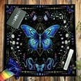 thumbnail image 4 of Butterfly Flower Tarots Tablecloth Divinations Cards Table Cloth Tapestry Astrologys Witchcrafts Deck Cloth Wall Decors, 4 of 8
