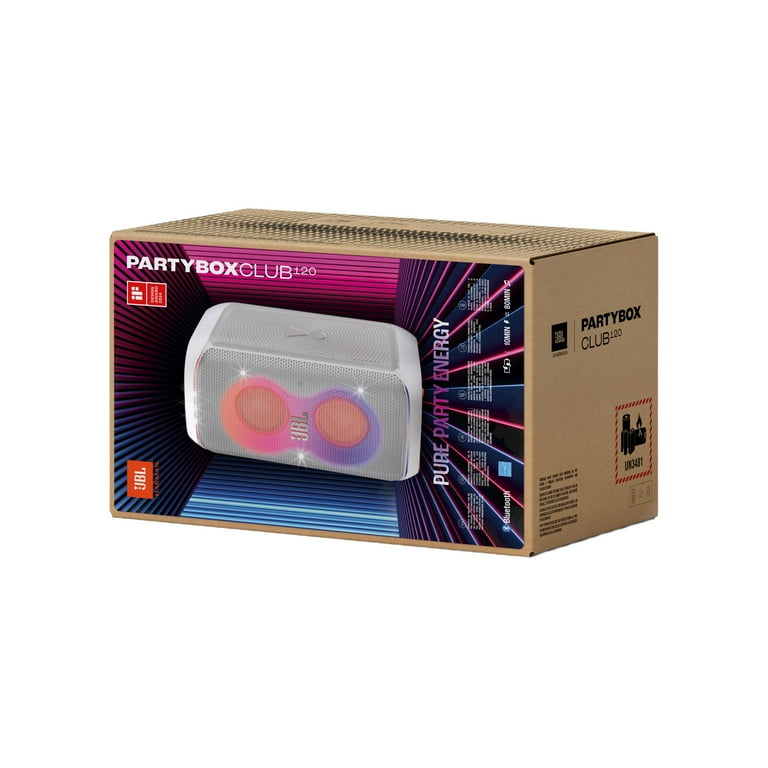 JBL PartyBox Club 120 Portable Party Speaker (White JBL PartyBox Club 120 Portable Party Speaker (White