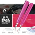 thumbnail image 3 of Plastic Seam Ripper Fabric Ripper Kit 7 Pcs - 1 Large, 1 Ergonomic, 2 Small Seam Rippers, Thread Cutter, Scissor, Measuring Tape - Sewing Accessories for Notions Quilting Crafts, 3 of 6