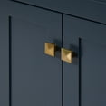 thumbnail image 3 of Ariel Hamlet 43 In. Oval Sink Vanity With White Quartz Countertop In Midnight Blue, 3 of 11