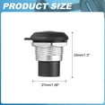 thumbnail image 2 of USB3.0 Panel Mount Adapter, Female to Female Panel Mount Connector Socket Round USB Data Extension Coupler Adapter with Dust Cover for Data Transfer/Charging, Silver, 2 of 7