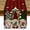 Red Green Black, variant on Christmas Gnome Table Runner Buffalo Plaid Check Xmas Table Decor Swedish Winter Holiday Kitchen Dining Home Decorations