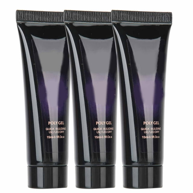 Gel 3 uds extensión de uñas luminosa portátil Gel para decoración de uñas herramienta de manicura de Gel UV de construcción rápida ANGGREK Otros