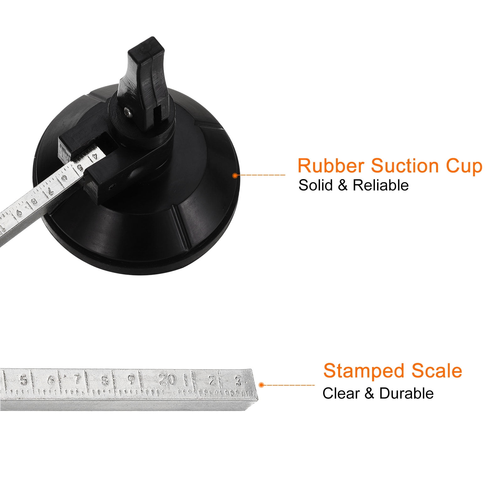 6 Wheel Circular Glass Cutter 1.4"-29.5" Cutting Radius Precise Cutting with Suction Cup for Glass