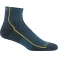 thumbnail image 5 of Darn Tough Men's Hike Quarter Midweight Hiking Socks with Cushion, Medium Size, Dark Teal (2-Pack), 5 of 7