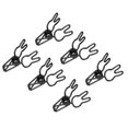 thumbnail image 4 of Clips de alambre para carpetas Bling Bling 100 piezas con forma de conejito, 4 of 12