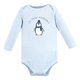 thumbnail image 5 of Hudson Baby Body unisex de algodón de manga larga con diseño de animales árticos de 3 a 6 meses, 5 of 5