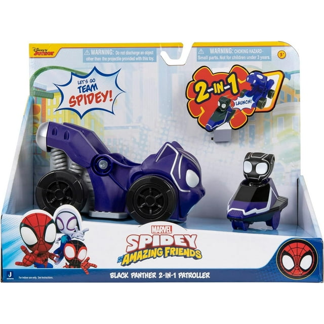 Toy Marvel Spidey y sus increíbles amigos saltan un vehículo de ataque