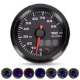 thumbnail image 1 of 12V 2in Oil Pressure Gauge 0-100PSI Meter 7 Colors LED Display with Sensor Universal for Car, 1 of 14