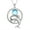 Blue Moonstone, variant on 925 Sterling Silver Cute Dolphin Necklace for Women,November Birthstone Yellow Citrine Pendant Sea Animal Jewelry Birthday Gifts for Daughter