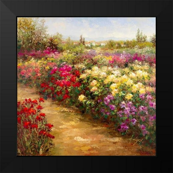 Hulsey 12x12 Black Modern Framed Museum Art Print Titled - Bienfaisant II