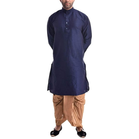 Royal Kurta Silk Blend Kurta And Dhoti
