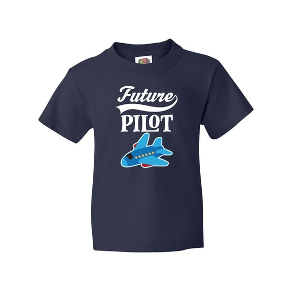 Inktastic Future Pilot Childs Airplane Flying Youth T-Shirt