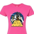 thumbnail image 3 of Star Wars - Luke and Friends Retro Group - Juniors Fitted Tee, 3 of 5