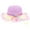 Purple, variant on WOYY Girls Sun Hat Wide Brim Summer Beach Hat Breathable Uv Protection Fisherman Hat