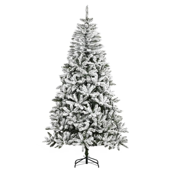 Pino de Navidad Nevado 2.10 m con 1000 Ramas Decoración