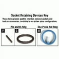 thumbnail image 3 of Grey Pneumatic 3/4" Drive x 3" Extension with Locking Pin, 3 of 6