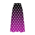 thumbnail image 4 of Maoxin Women's Skirts Women's Printed Elastic Waistband Pleated Pocket Skirt With Mid Calf Skirt ,Hot Pink,XL, 4 of 5